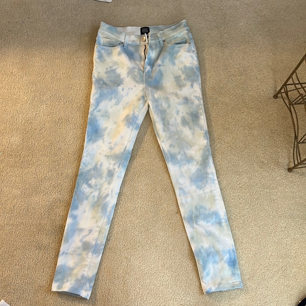 BDG Urban Outfitters Sky Tie Dye Twig High Rise Jeans